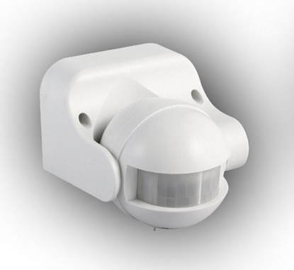 Attēls no Plastrol Czujnik ruchu na podczerwie 1200W/400W nadtynkowy IP44 zasig 12m CR-PIR2/ON/BIAY