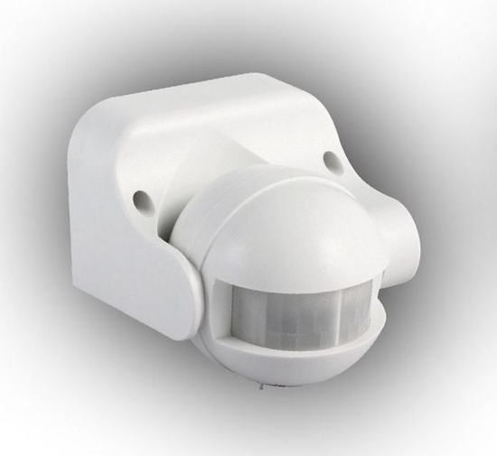 Picture of Plastrol Czujnik ruchu na podczerwie 1200W/400W nadtynkowy IP44 zasig 12m CR-PIR2/ON/BIAY