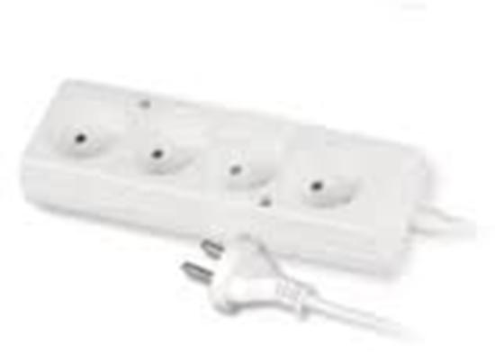 Picture of Plastrol Przeduacz 4-gniazda b/u 10A 1,5m biay PS-460 (W-97477)