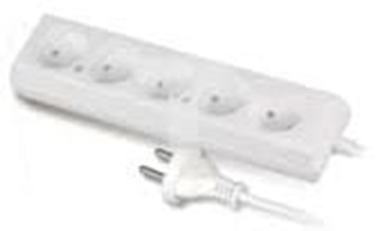 Picture of Plastrol Przeduacz 5-gniazda b/u 10A 3m biay PS-560 (W-97484)