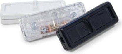 Изображение Plastrol Wycznik suwakowy przelotowy lub kocowy 1-torowy 2,5A/250V brzowy WS-1P brz (W-10095)