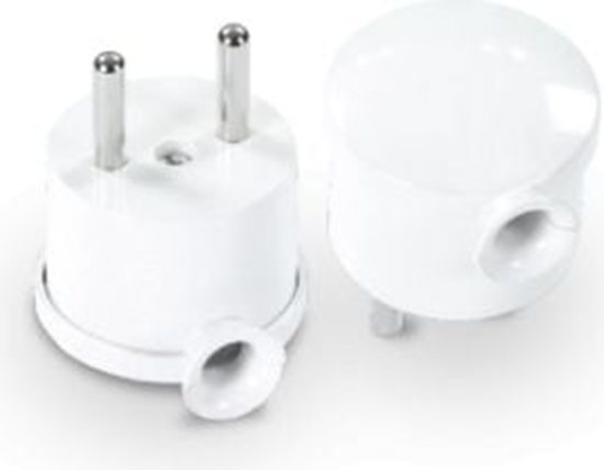 Picture of Plastrol Wtyczka ktowa MINI b/u 16A 250V rozbieralna biaa (WT-10)