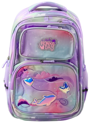 Изображение Plecak Szkolny Pas Piersiowy Pastelowy Kolorowy 20L