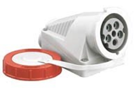 Picture of Polam Nako Gniazdo stae 63A 3P+N+Z IP67 izolowane 220/380V 2666-138