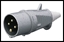 Picture of Polam Nako Wtyczka 16A 3P+Z IP44 metalowa przenona 380V okrge bolce - 3126-326