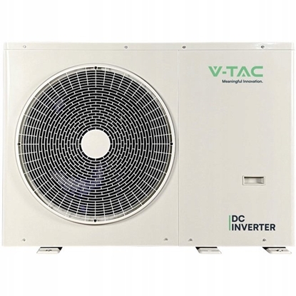 Изображение Pompa ciepa monoblok 6kW 1-faz V-TAC ATW +grzaka 3kW VT-M6KW-P1H3-W R32