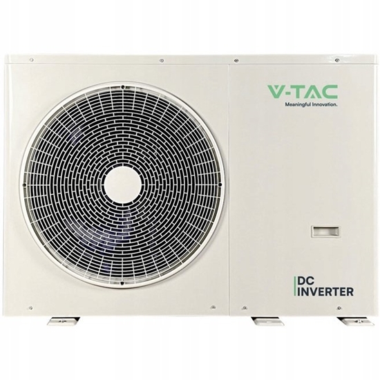 Изображение Pompa ciepa monoblok 6kW 1-faz V-TAC ATW +grzaka 3kW VT-M6KW-P1H3-W R32