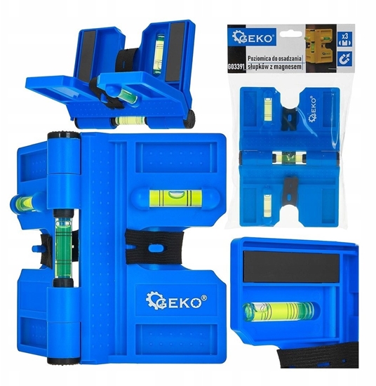 Изображение Poziomica do osadzania supków z magnesem (80)