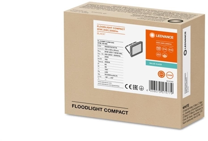 Изображение Projektor LED FLOOD COMPACT V 20W 2000lm 4000K IP65 SYM 100 czarny 3 LATA GWARANCJI 4058075574779