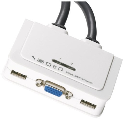 Attēls no Przecznik EFB Data Switch KVM 2-Port VGA, USB, Audio - EB977