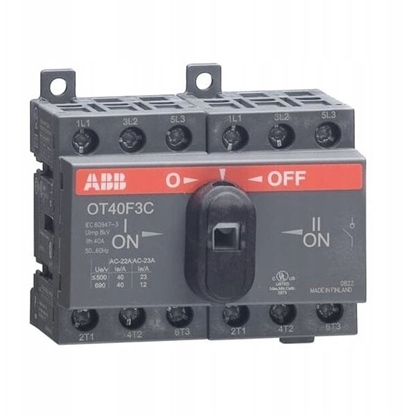 Picture of Przecznik zasilania I-0-II 40A 3P OT40F3C 1SCA104913R1001