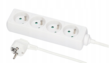 Picture of Przeduacz 4-gniazda z/u 10A 1,5m /OMY 3x1/ biay PS-470 T-105650