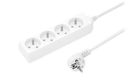 Picture of Przeduacz 4-gniazda z/u 16A 5m /OMY 3x1,5/ biay PS-470 T-02220