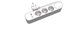 Изображение Plastrol Przeduacz stay 3x z wcznikiem oraz gniazdami USB A USB C 1,5m schuko PS-370SWS+USBA+USBC/1,5 E W-30006