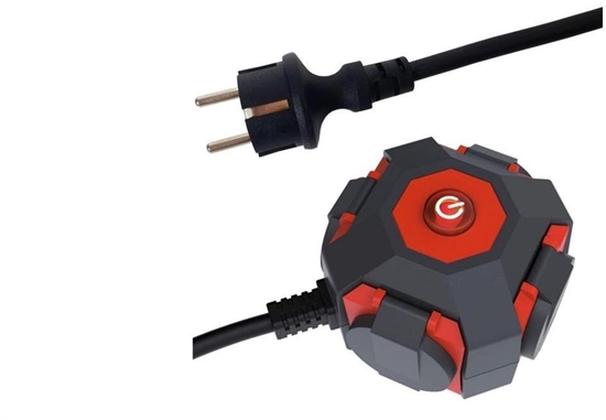 Picture of Düwi Przeduacz warsztatowy kostka Outdoor Heavy Duty Power Globe IP44 H07RN-F 3G1,5 mm2, 1,4 m 34103
