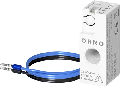 Picture of Przekadnik prdowy jednofazowy z rejestracj pomiaru, max. 250V/63A, Tuya Smart Wi-Fi,OR-WE-532