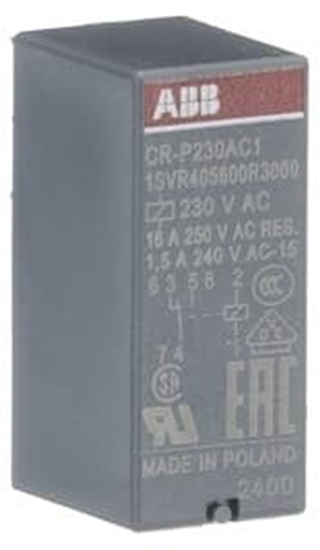 Picture of Przekanik CR-P230AC1 1c/o A1-A2=230VAC 250V/16A 1SVR405600R3000