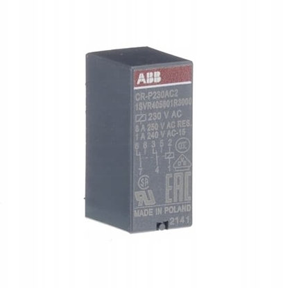 Picture of Przekanik CR-P230AC2 2c/o A1-A2=230VAC 250V/8A 1SVR405601R3000