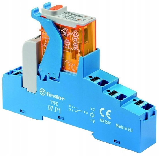 Picture of Przekanik interfejsowy Seria 4C 1P 10A 230V AC PUSH-IN 4C.P1.8.230.0060SPA