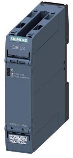 Изображение Przekanik kontroli kolejno faz asymetria zanik 3P 160-690V AC 15-70Hz 1 CO przycza rubowe SIRIUS 3UG5512-1AR20