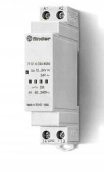 Picture of Przekanik moduowy póprzewodnikowy 5/300A napici czeniowe 48..265 VAC, sterowanie 24 VDC, za. w zerze 77.01.9.024.8050