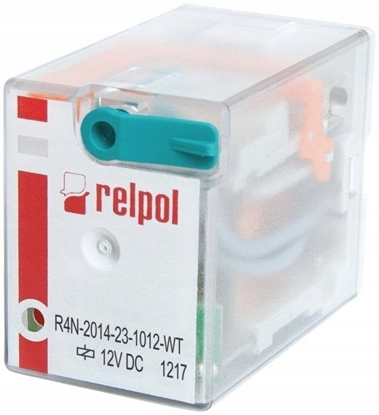Изображение Przekanik przemysowy 4P 12V DC AgNi R4N-2014-23-1012-WT A00009