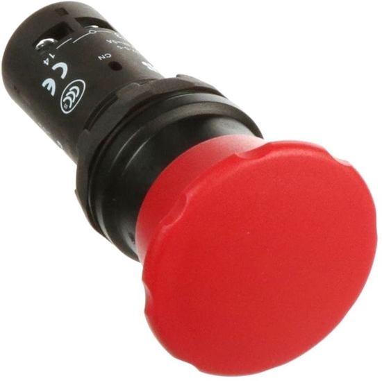 Picture of Przycisk bezpieczestwa grzybkowy 1Z+1R  1 Z  1R 300 V czerwony CPM3-10R-11 1SFA619126R1071