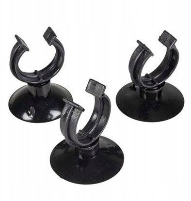 Picture of Przyssawka z klipsem, czarna, 3 szt., 16/22 mm