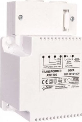 Attēls no Pulsar Zasilacz niebuforowy transformatorowy 230VAC 3A/2,8A/2,5A TRP 50VA/16V/18V/20V AWT 500
