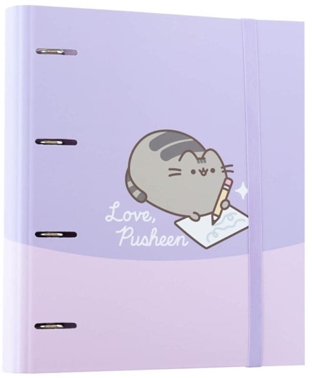 Picture of Pusheen - Segregator A4 z kolekcji Moments (4 ringi, gumka)