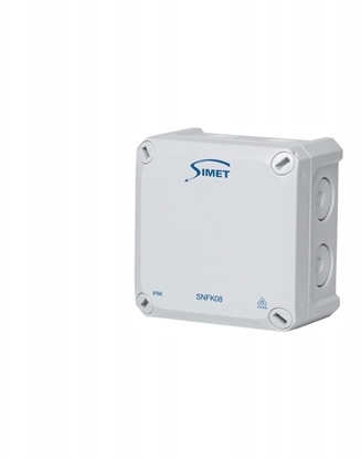 Attēls no Puszka nacienna 85x85x54mm IP66 z membranami szara SNFK08 83168002