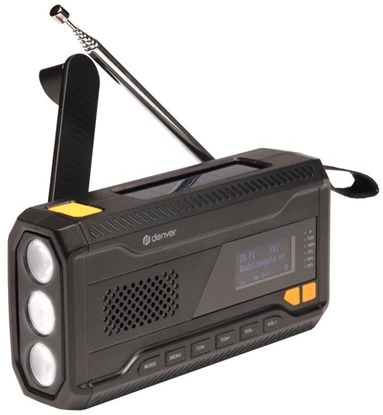 Picture of Radio Denver DAB+/FM Solar Crank Radio z akumulatorem SCD-2033