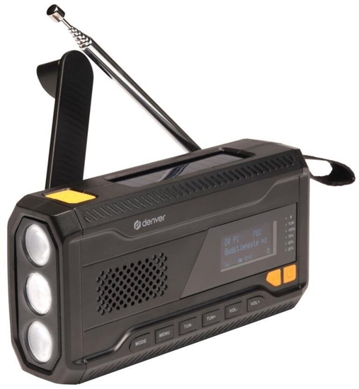 Picture of Radio Denver DAB+/FM Solar Crank Radio z akumulatorem SCD-2033