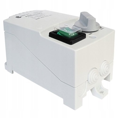 Изображение Regulator prdkoci obrotowej bezstopniowy ARE 10,0N 230V 10A, Reg 90-230V, Kick-start, Ster. man lub 0-10VDC, IP54 17000-1385