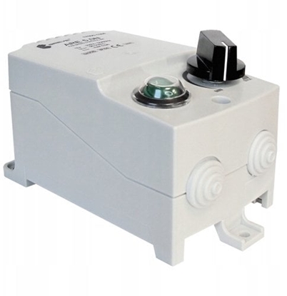 Изображение Regulator prdkoci obrotowej bezstopniowy ARE 5,0N 230V 5A, Reg 90-230V, Kick-start, Ster. man lub 0-10VDC, IP54 17000-1384