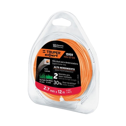 Attēls no Trimmera aukla (kvadrāta) Truper HDU-12-105; 2,7 mm/12 m