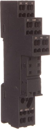 Attēls no Relpol Gniazdo przekanika RM 10A 300V AC czarne GZMB80 2614582 - 2614582