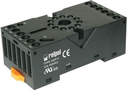 Attēls no Relpol Gniazdo wtykowe do przekaników R15 3P 12A 300V AC GZP11 (2613506)