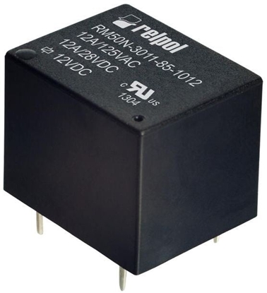 Attēls no Relpol Przekanik 1Z 12A cewka 12VDc RM50N-3021-85-1012