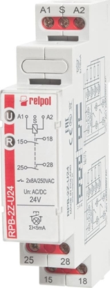 Attēls no Relpol Przekanik bistabilny 2Z 8A 24VAC/DC RPB-2Z-U24 864385