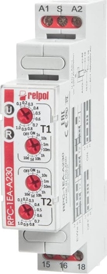 Picture of Relpol Przekanik czasowy 1P 1sek-10dni 230V AC 50/60 Hz opónione wyczenie RPC-1EA-A230 863204