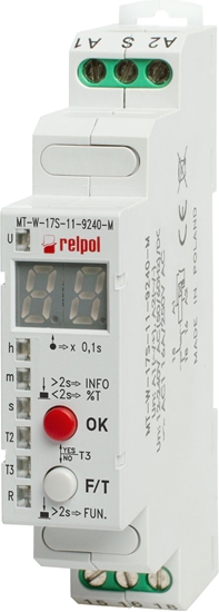 Picture of Relpol Przekanik czasowy MT-W-17S-11-9240-M wielofunkcyjny 1P 10A 0,1sek - 100h 12 - 240V AC / DC (860470)