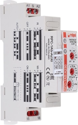 Attēls no Relpol Przekanik czasowy schodowy 1P 230V AC RPC-1AS-A230 863220