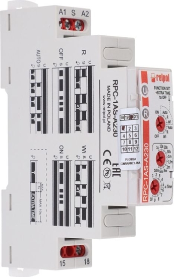 Picture of Relpol Przekanik czasowy schodowy 1P 230V AC RPC-1AS-A230 863220