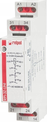 Attēls no Relpol Przekanik elektromagnetyczny 3Z AgSnO2 12-240V AC/DC 50/60Hz 8A RPI-3Z-UNI 863515