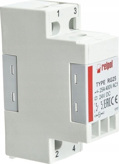 Picture of Relpol Przekanik elektromagnetyczny przemysowy 2Z AC1-25 A / 400 V AC3 -15 A / 400 V AgSnO2 RG25-3022-28-3380 863978