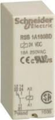 Attēls no Relpol Przekanik interfejsowy 1P 16A 24V DC (RSB1A160BD)