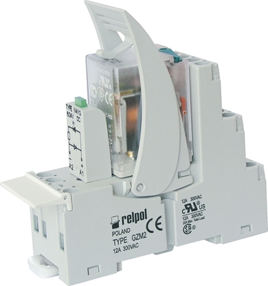 Attēls no Relpol Przekanik interfejsowy 2P 12A 12V DC LED PIR2-012DC-00LD (854794)