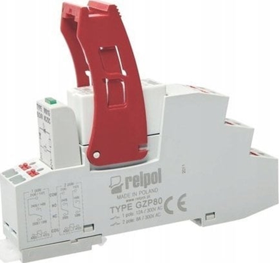 Picture of Relpol Przekanik interfejsowy Push-in 1P, 16A, 24V DC, AgNi, PI85-024DC-M41G-PS-2011 864836