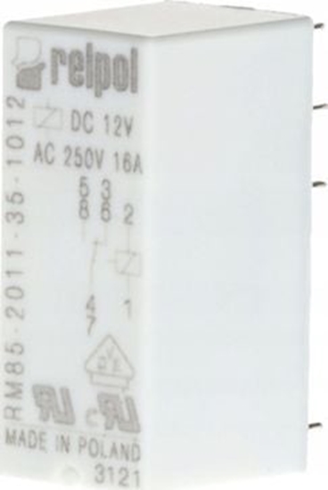 Picture of Relpol przekanik miniaturowy 1P 12V DC PCB AgNi RM85-2011-35-1012 (600020)